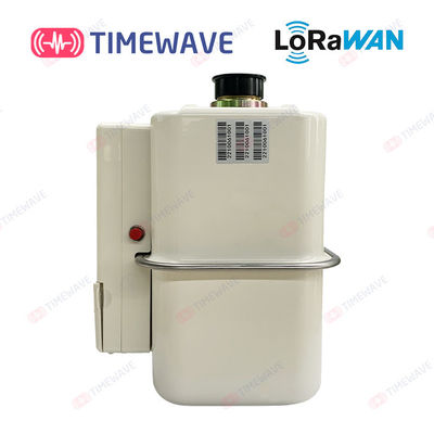Prepaid LoRaWAN Gas Meter Wireless IoT Remote Control LCD Aluminum Steel Shell Ultrasonic Gas Meter