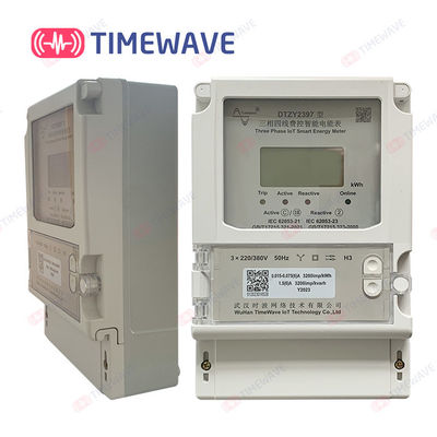 Smart Prepaid Energy Meter Intelligent LoRaWAN 3 Phase 4 Wire Energy Meter