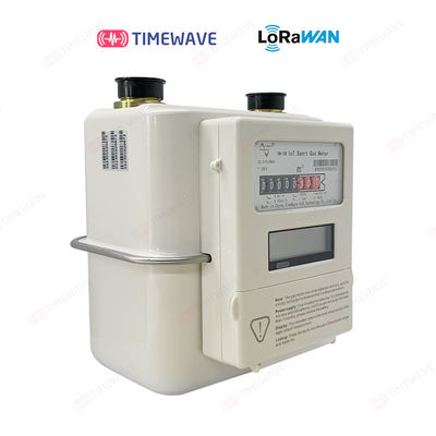 IP68 Protection Level Pre payment LoRaWAN Gas Meter With LCD Screen