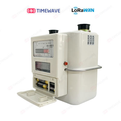 IP68 Protection Level Pre payment LoRaWAN Gas Meter With LCD Screen