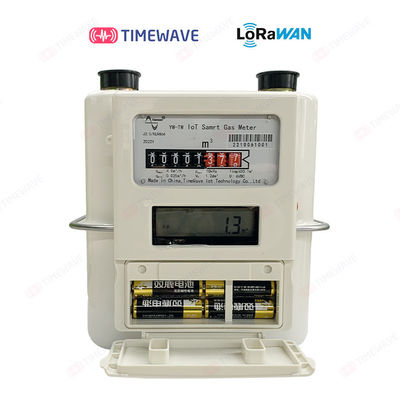 IP68 Protection Level Pre payment LoRaWAN Gas Meter With LCD Screen